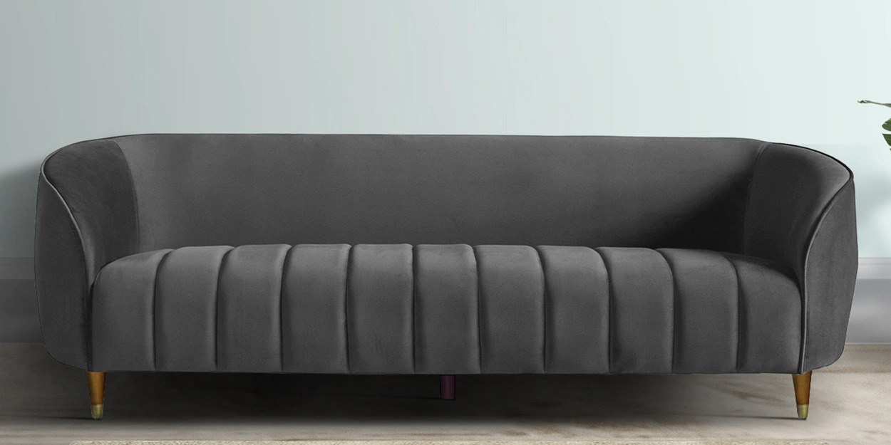 3 Seater Sofa In Iron Grey Colour